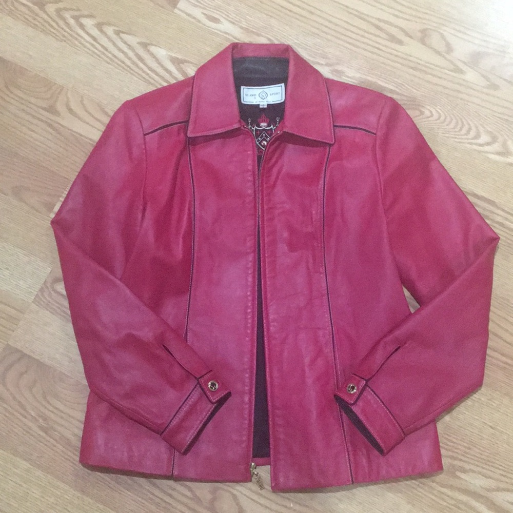 St John leather jacket